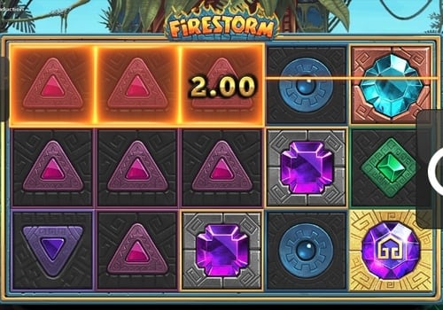 Автомат Firestorm - выигрышная комбинация Выигрышная комбинация в автомате Firestorm