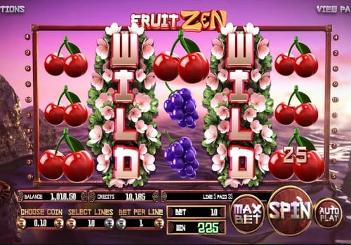 Автомат Fruit Zen - крупный выигрыш Крупный выигрыш в автомате Fruit Zen