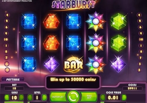 Игровые автоматы на реальные деньги с выводом на карту Starburst