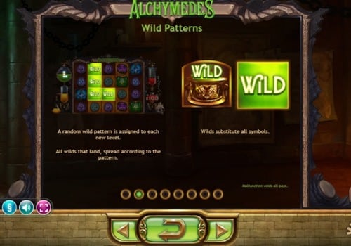 Игровой аппарат Alchymedes - дикий символ Дикий символ в игровом аппарате Alchymedes