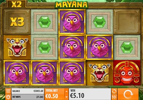 Игровой автомат Mayana - выигрышная комбинация Выигрышная комбинация в игровом автомате Mayana