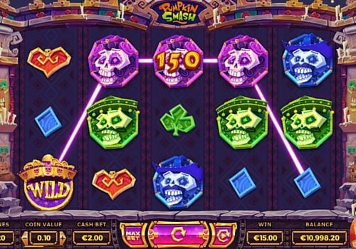 Игровой автомат Pumpkin Smash - призовая комбинация символов Призовая комбинация символов в игровом автомате Pumpkin Smash