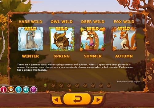 Онлайн игра Seasons - дикие символы Дикие символы в онлайн игре Season