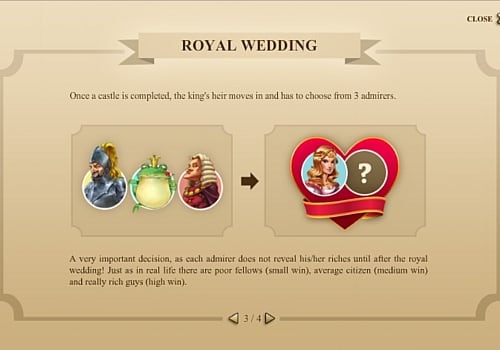 Онлайн слот Castle Builder - бонусный раунд Бонусный раунд в онлайн слоте Castle Builder
