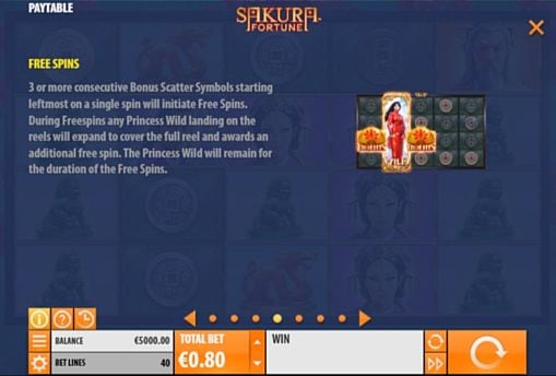 Онлайн слот Sakura Fortune - правила фриспинов Правила фриспинов в онлайн слоте Sakura Fortune
