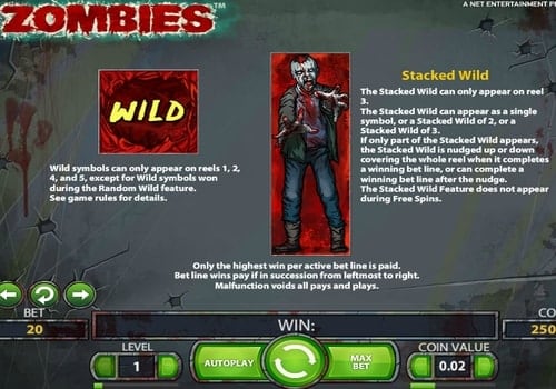 Онлайн слот Zombies - Wild Wild в онлайн слоте Zombies