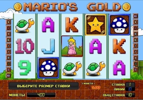Игровые автоматы с выводом денег на карту Mario’s Gold Игровые автоматы с выводом денег на карту Mario’s Gold